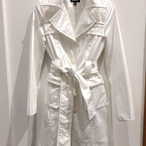Silk Bebe Trench Coat Wrap Jacket